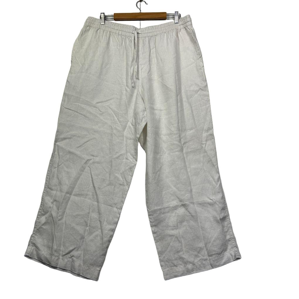 Cotton On White Linen Pants - Size XL