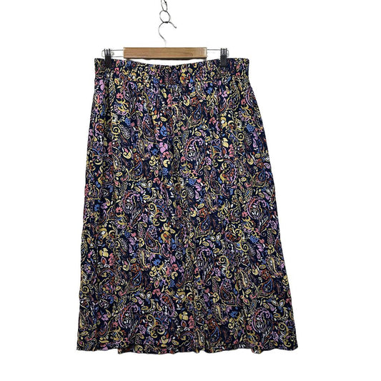 Croft & Barrow Multicoloured Maxi Skirt - Size L
