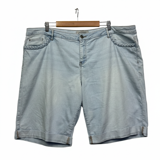 Crossroads Denim Light Blue Denim Shorts - Size 22
