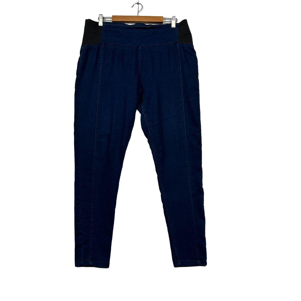 Crossroads Navy Jegging - Size 18