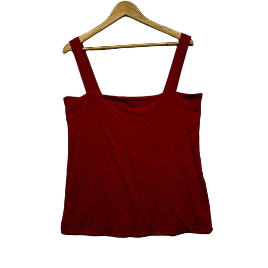Crossroads Red Cotton Top - Size XL