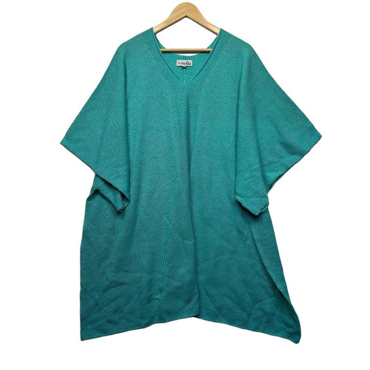 Curvaceous Turquoise Kaftan Top - Size 3