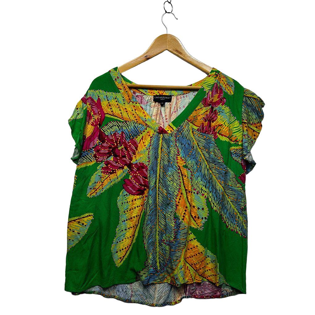 Cynthia Rowley Multicoloured Plus Size Top - Size 2X