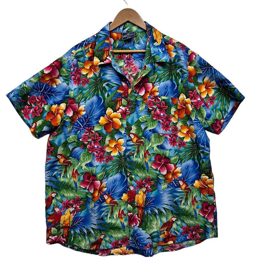 DBK Apparel Multicoloured Mens Hawaiian Shirt - Size 4XL