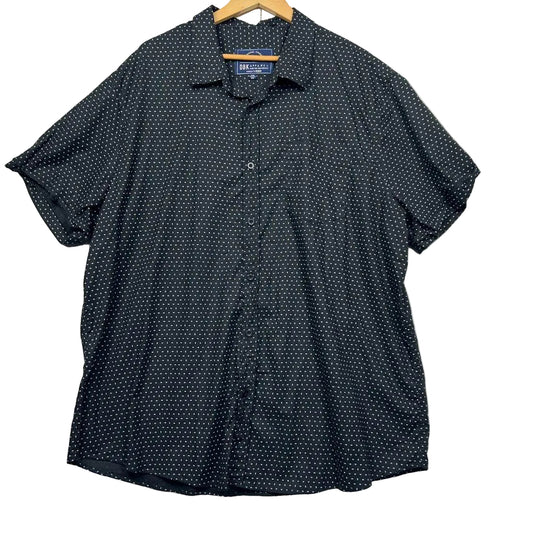 DBK Apparel Navy Check Shirt - Size 6XL