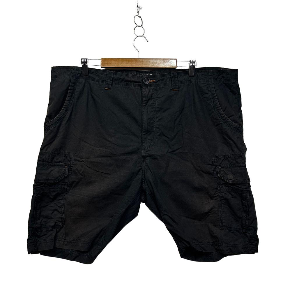 DBK Originals Black Cotton Cargo Shorts - Size 117 (fault Fading)