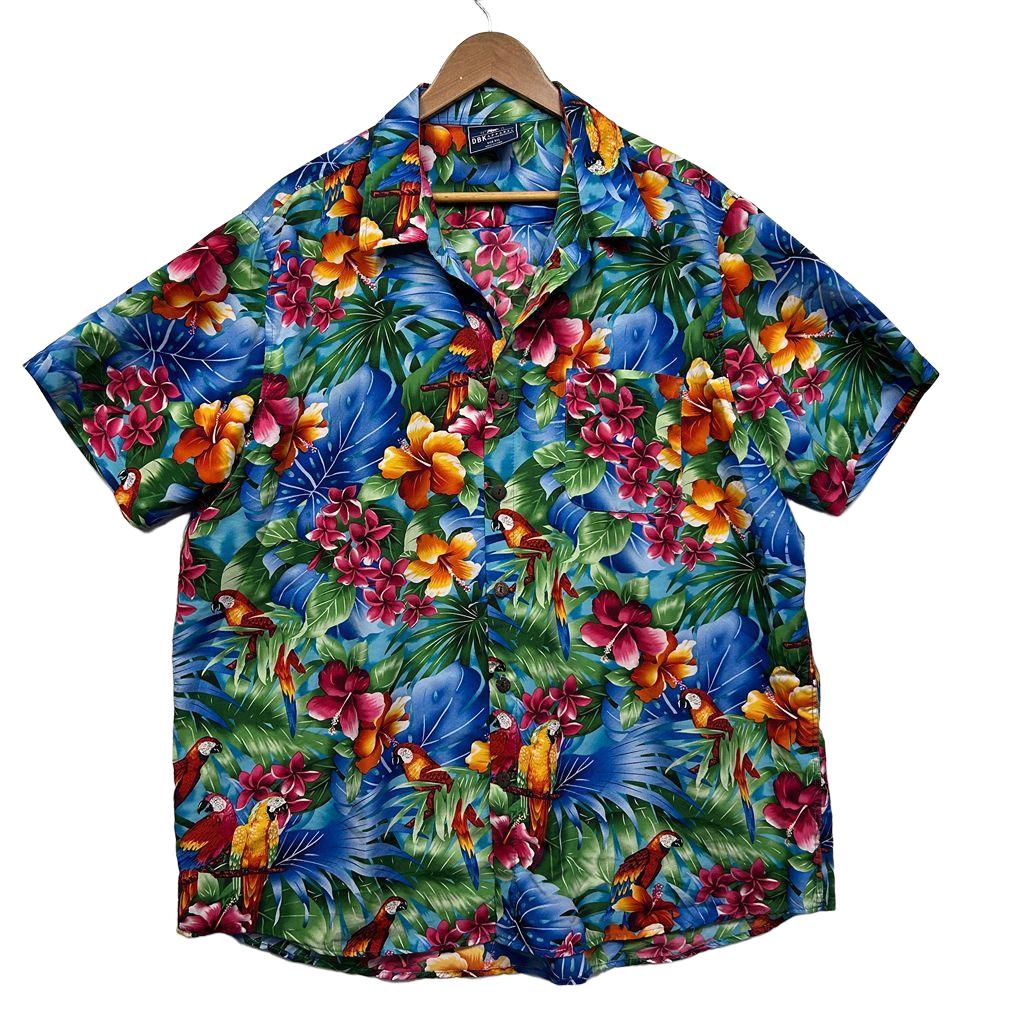 DBK Apparel Multicoloured Mens Hawaiian Shirt - Size 4XL