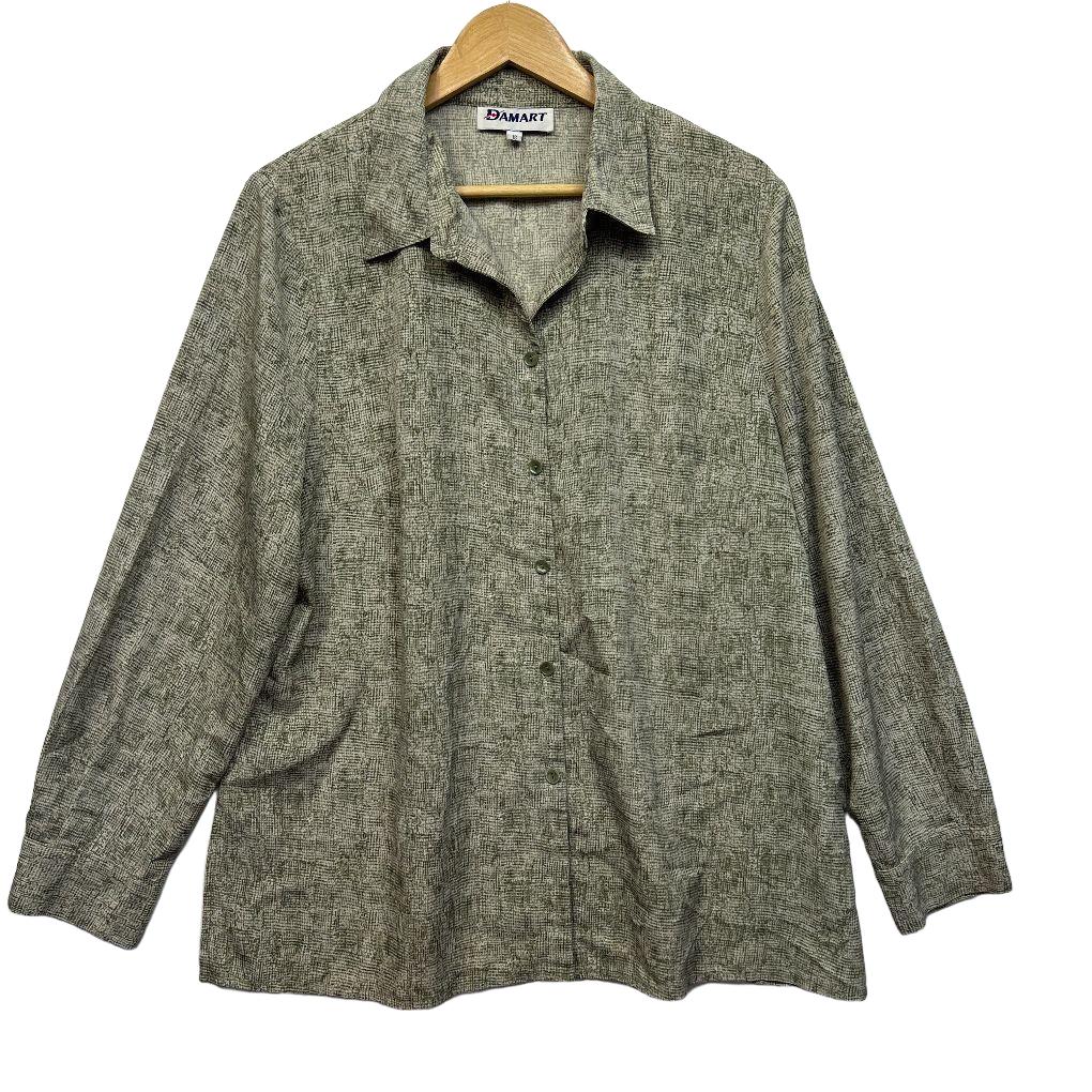 Damart Green Top - Size 18