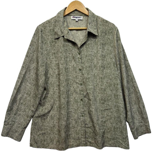 Damart Green Top - Size 18