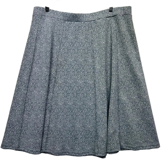 Damart Grey Patterned Skirt - Size 24