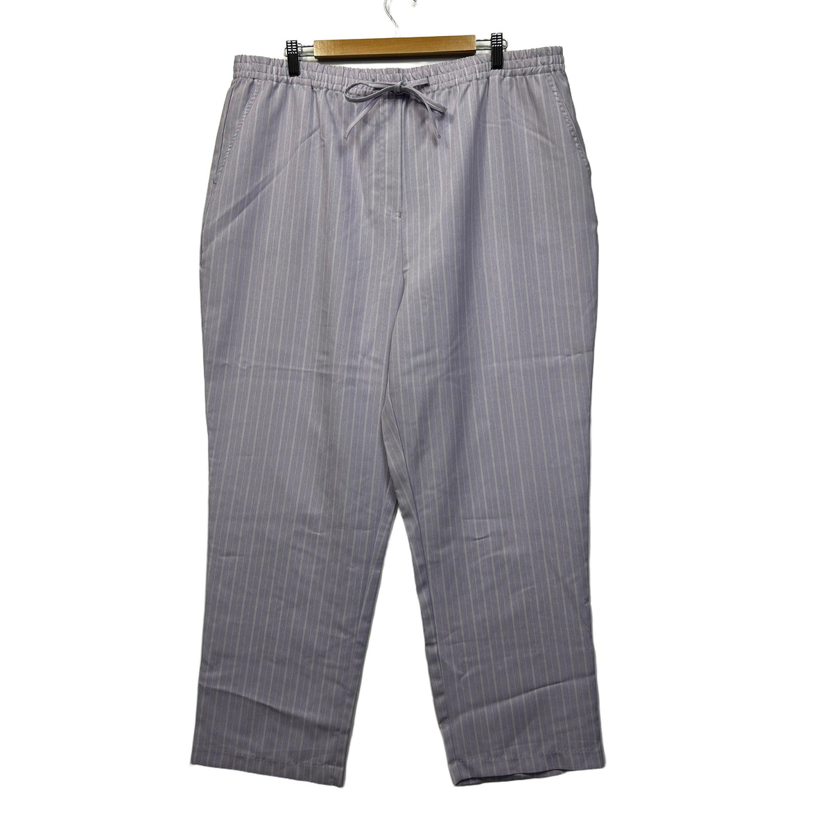 Damart Lilac Striped Plus Size Pants - Size 24