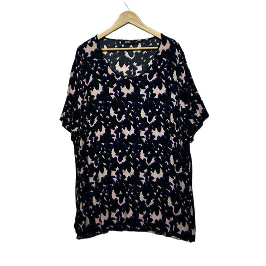 David Jones Black Plus Size Top - Size 20