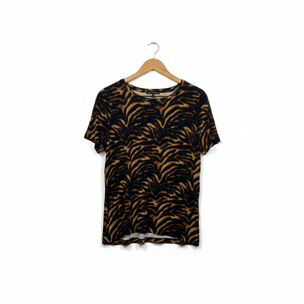 David Lawrence Animal Print Top - Size XL
