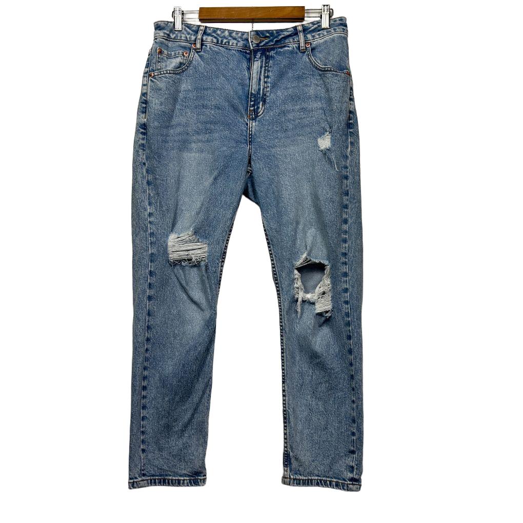 Decjuba Blue Cotton Jeans - Size 14