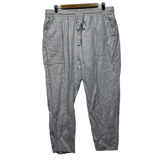 Decjuba Grey Linen Pants - Size XL