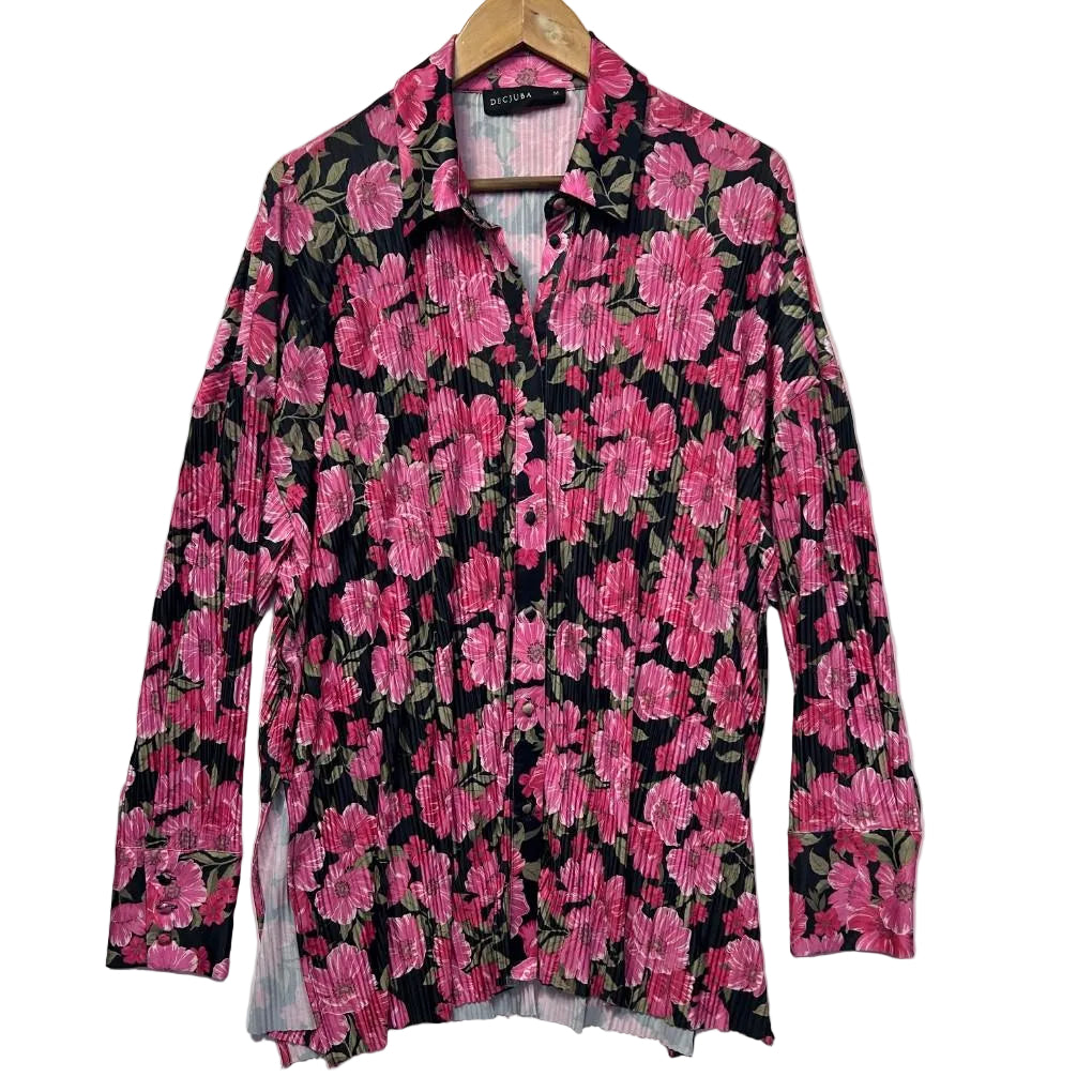 Decjuba Pink Shirt - Size M (oversized)