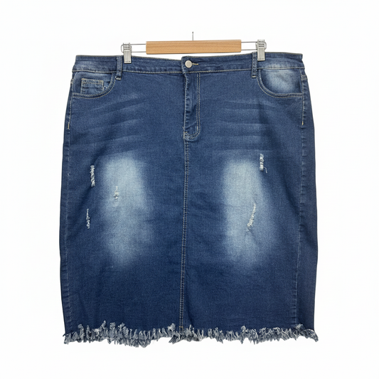 Denim Skirt - Size 5XL