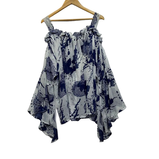 Desert Poppy Blue Top - One Size