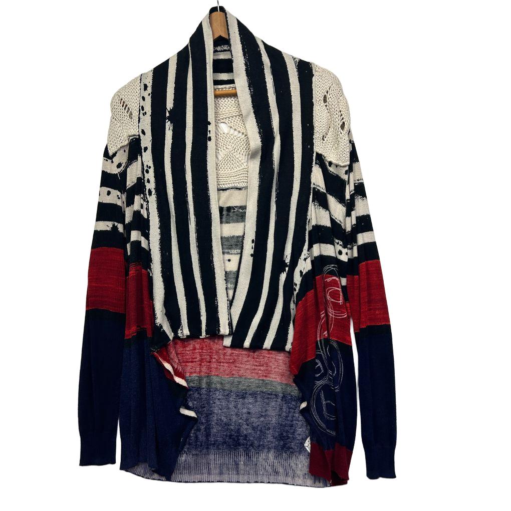 Desigual Multicoloured Cardigan - Size XL