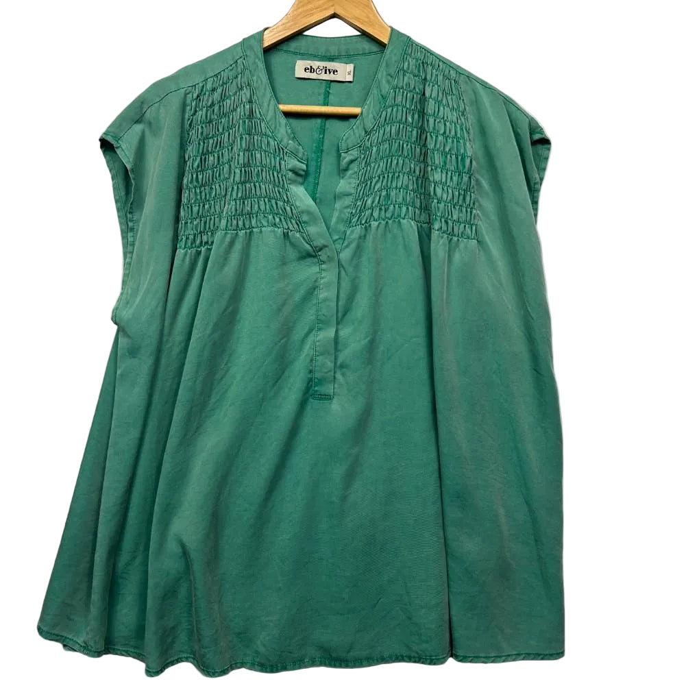 Eb&ive Green Top - Size XL