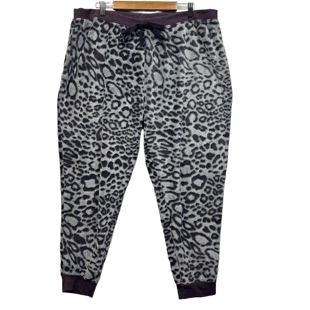 Ed.it.ed Grey Leopard Print Sleep Pants - Size 24