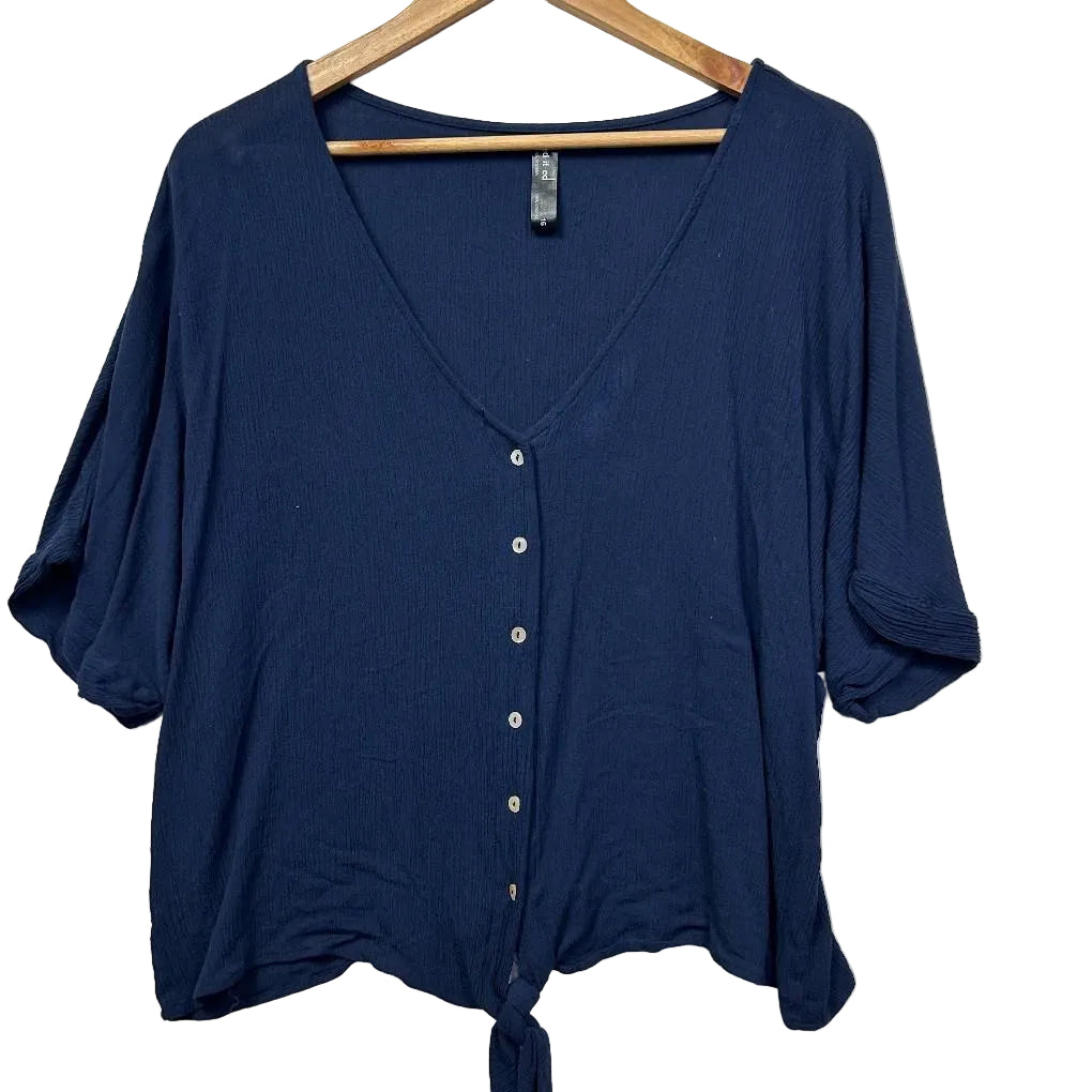 Edited Navy Top - Size 16