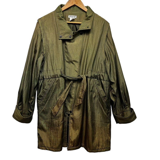 Elegant Olive Two Tone Jacket - Size XL