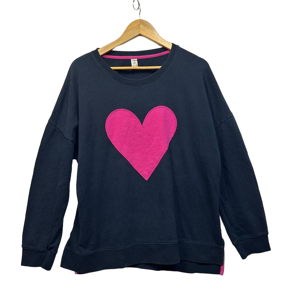 Elm Navy Cotton Jumper Sweater- Size 16