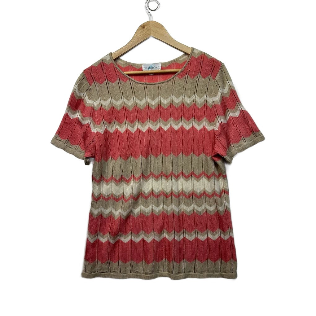Established Coral Top - Size 16