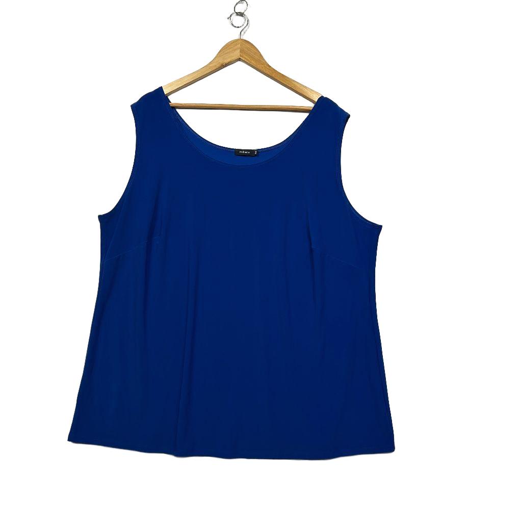 Eve Hunter Blue Sleeveless Top - Size 24