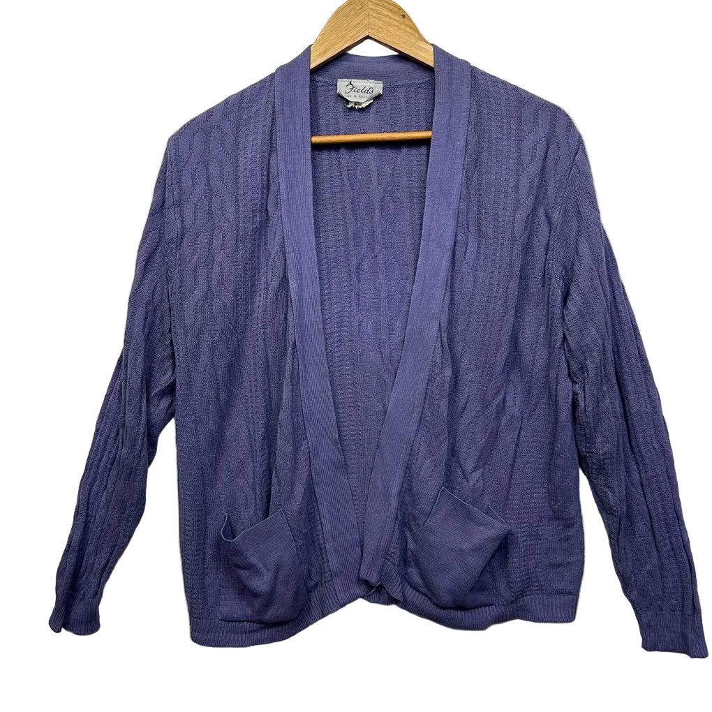 Field's Purple Cardigan