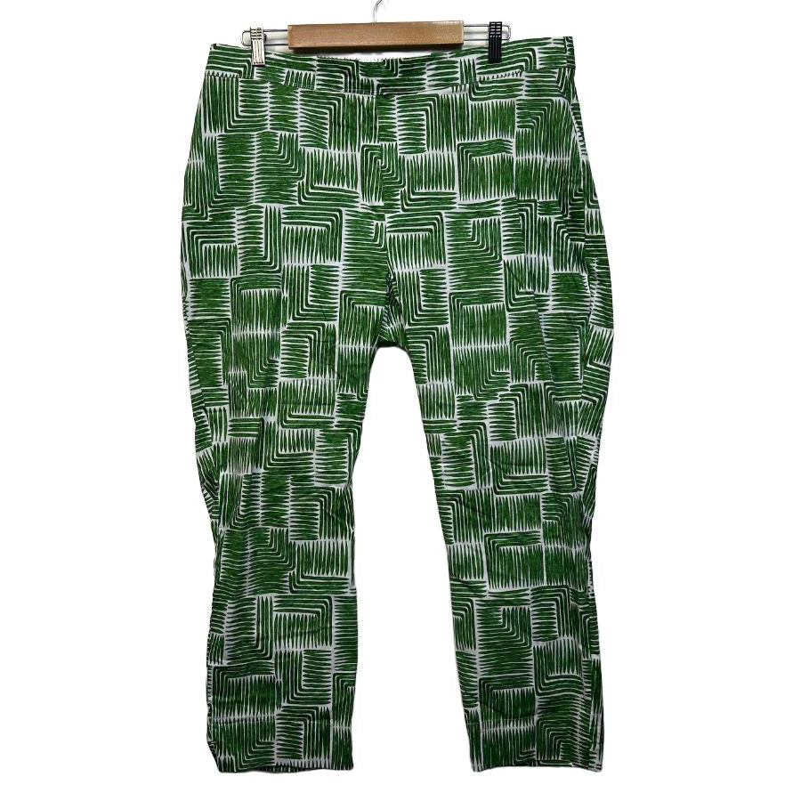 Foil Green Cotton Pants - Size 18