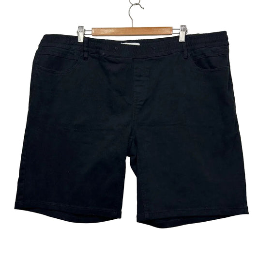 Freez Black Cotton Shorts - Size 26