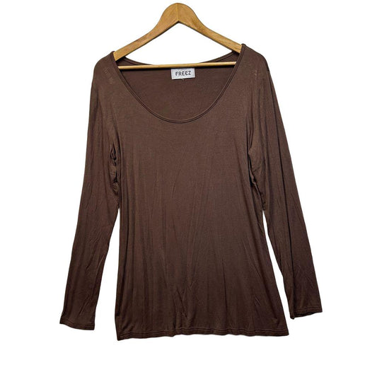 Freez Brown Top - Size 14/15