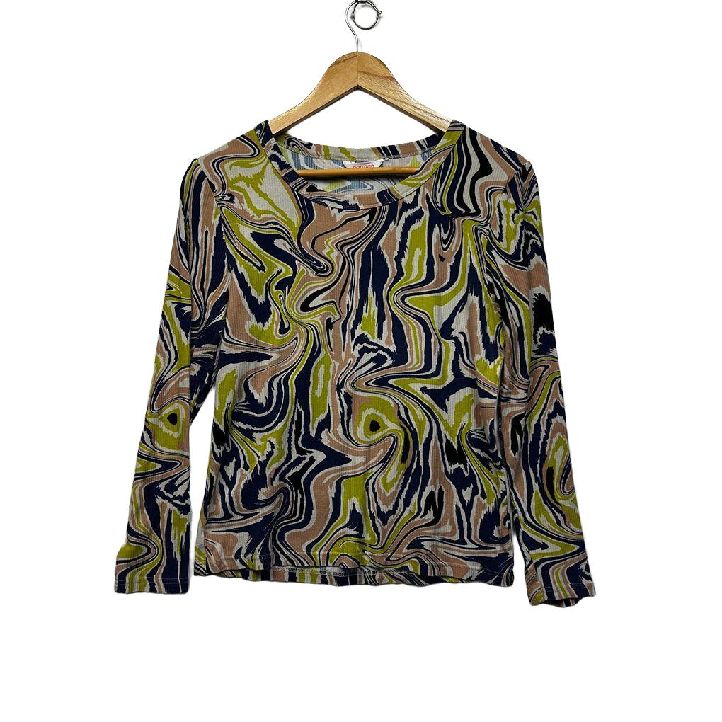 Gorman Multicoloured Cotton Top - Size 16