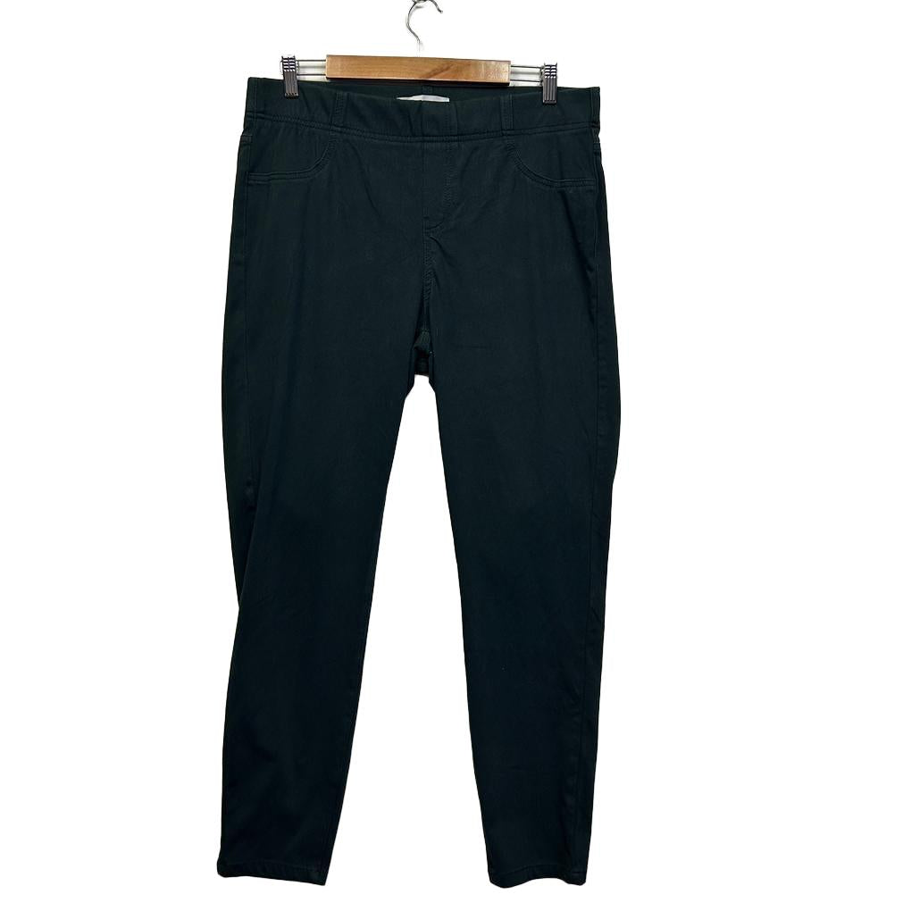 Grab Denim Black Cotton Pants - Size L