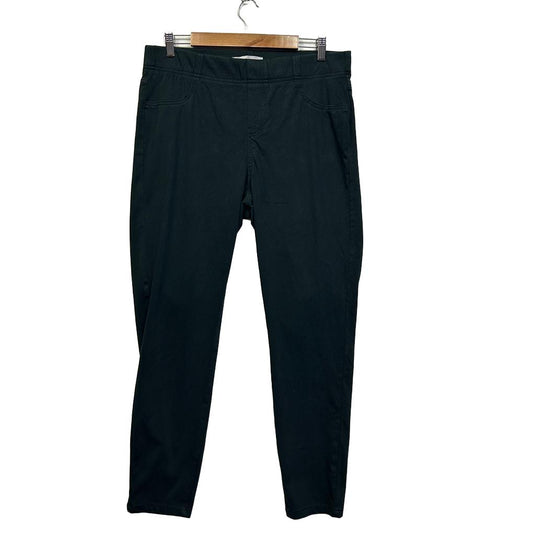 Grab Denim Black Cotton Pants - Size L