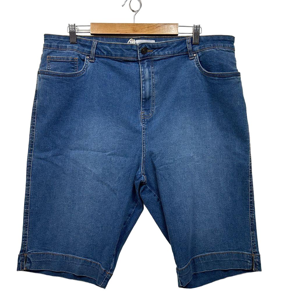 Suzanne Grae Denim Blue Shorts - Size 20