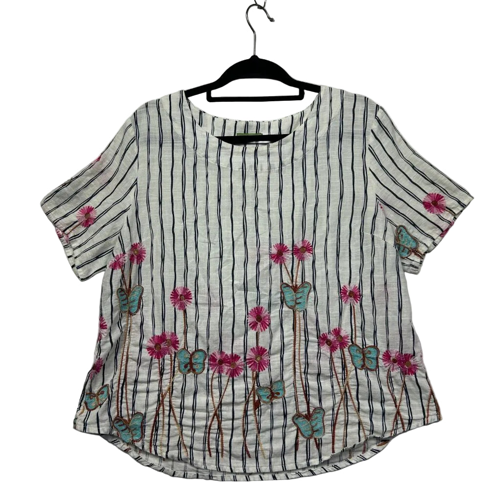 Guava Multicoloured Cotton Top - Size L