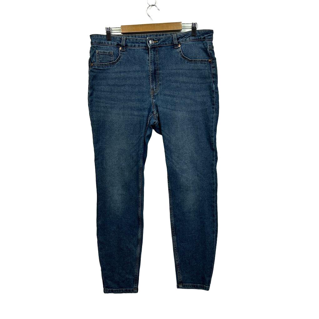 H&M Divided Straight Leg Blue Jeans - Size 18