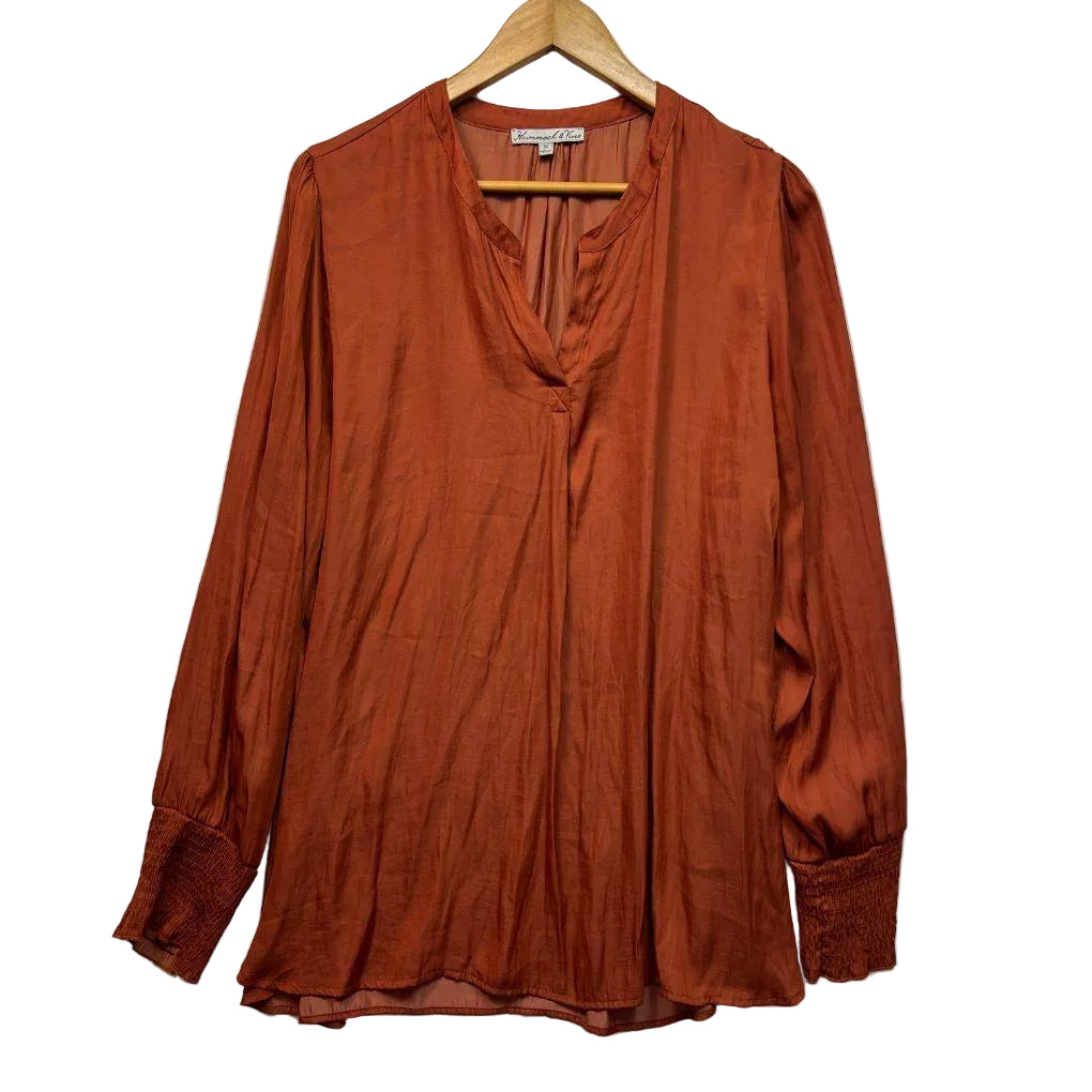 Hammock & Vine Rust Top - Size 22