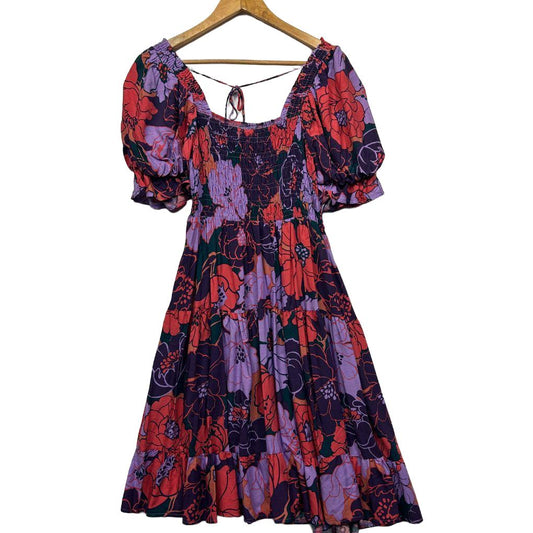 Henry Oscar Multicoloured Dress - Size 12
