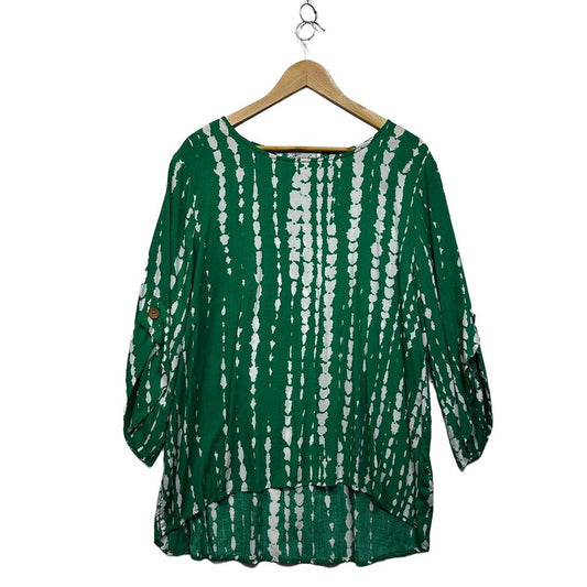 Hourglass Green Plus Size Top - Size 18