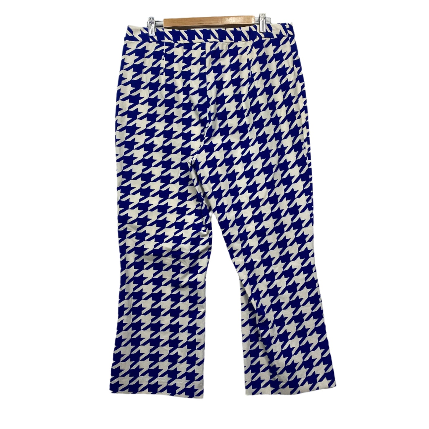 Gorman Pants Size 16 Blue White Checked Cropped