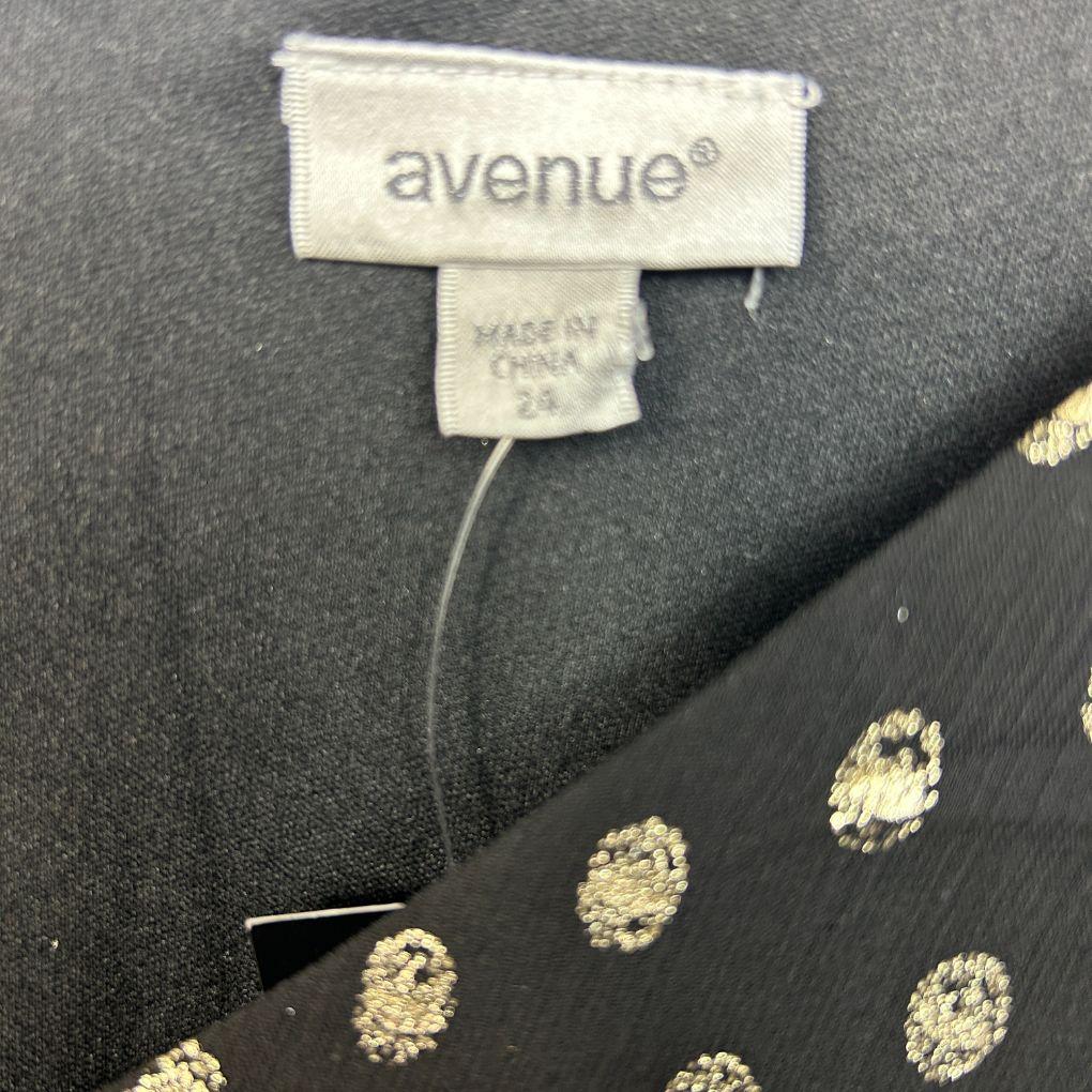 Avenue Black Gold Spot Jumpsuit - Size 24