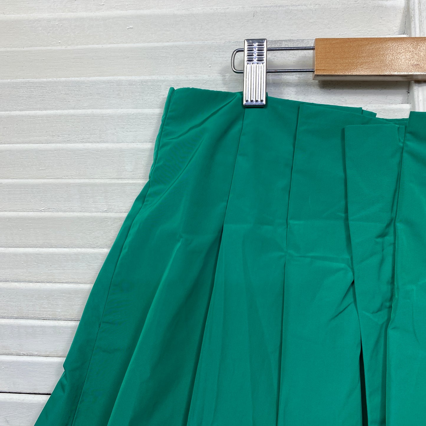 Veronika Maine Skirt Size 16 Green A-line Knee Length