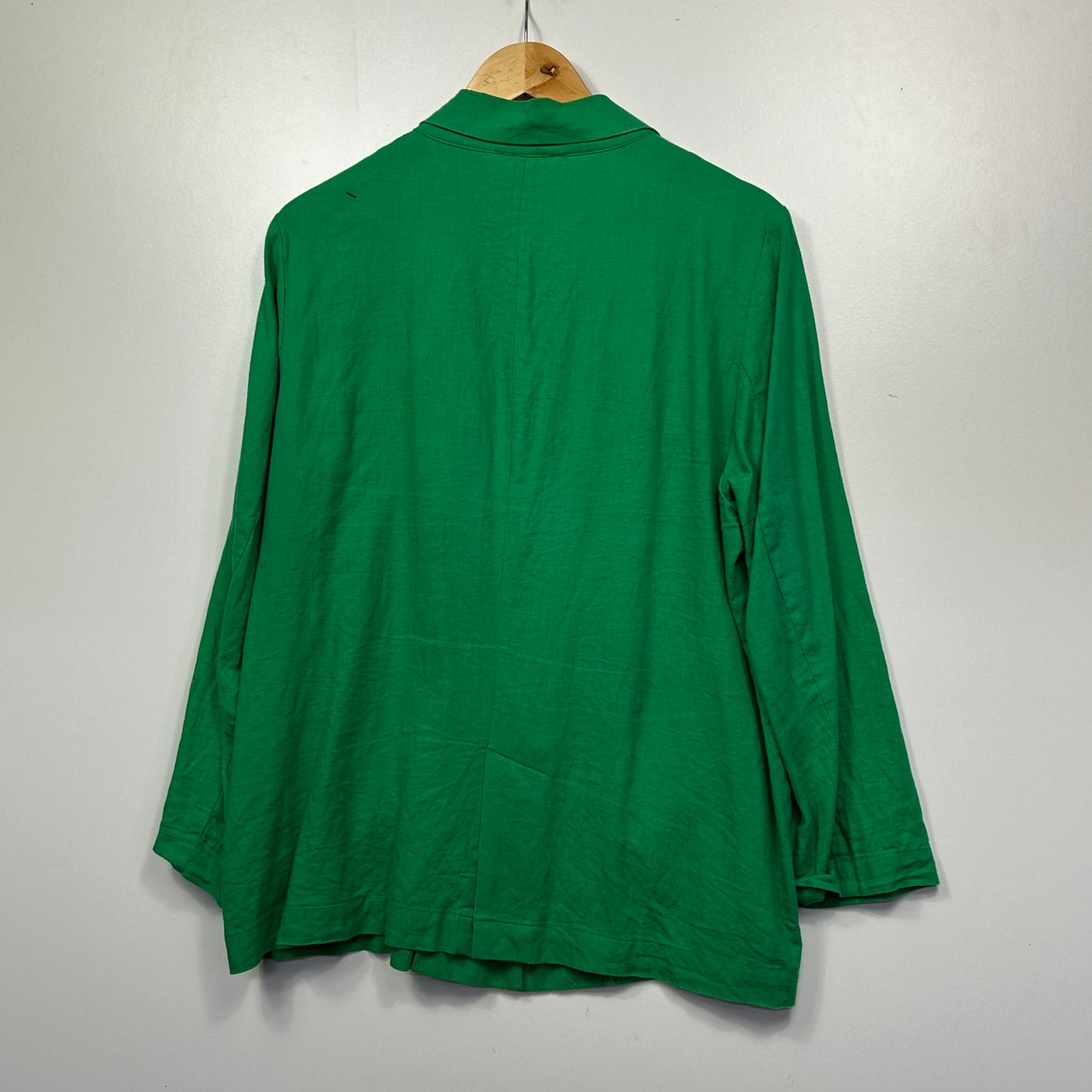 Suzanne Grae Linen Green Blazer - Size L