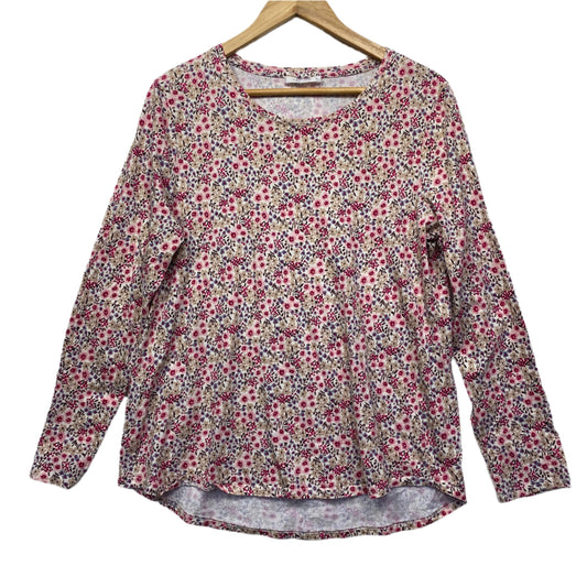 Regatta Top Size 14 Large Long Sleeve Floral