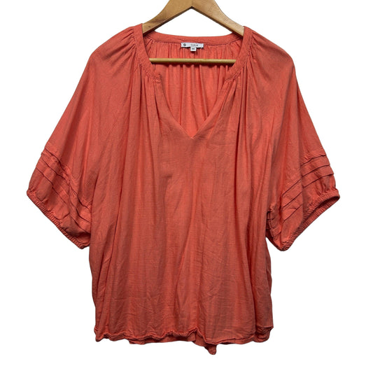 Target Curve Coral Linen Top - Size 24