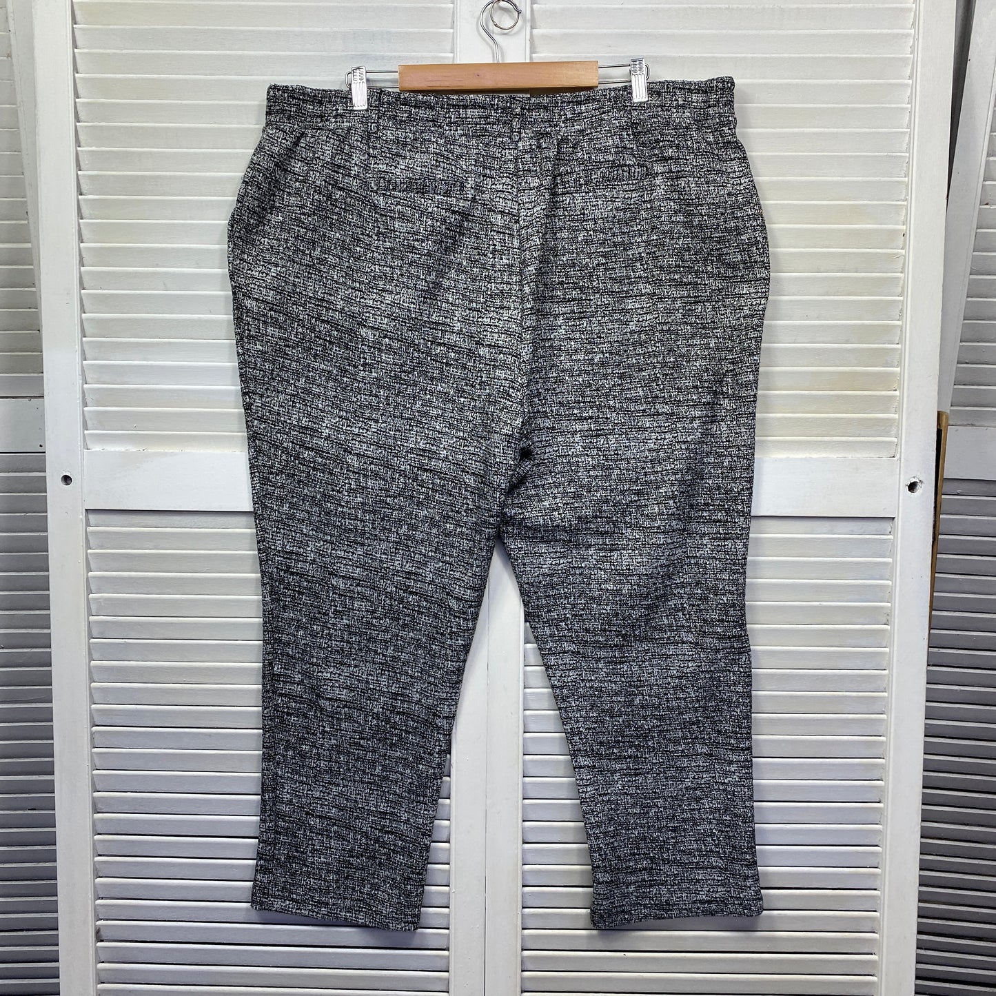 Millers Pants Size 22 Plus Grey Pull On Pockets